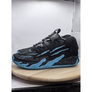 Puma MB.03 Melo Basketball Shoes Mens Size 10.5 Blue Hive Black 379221-01